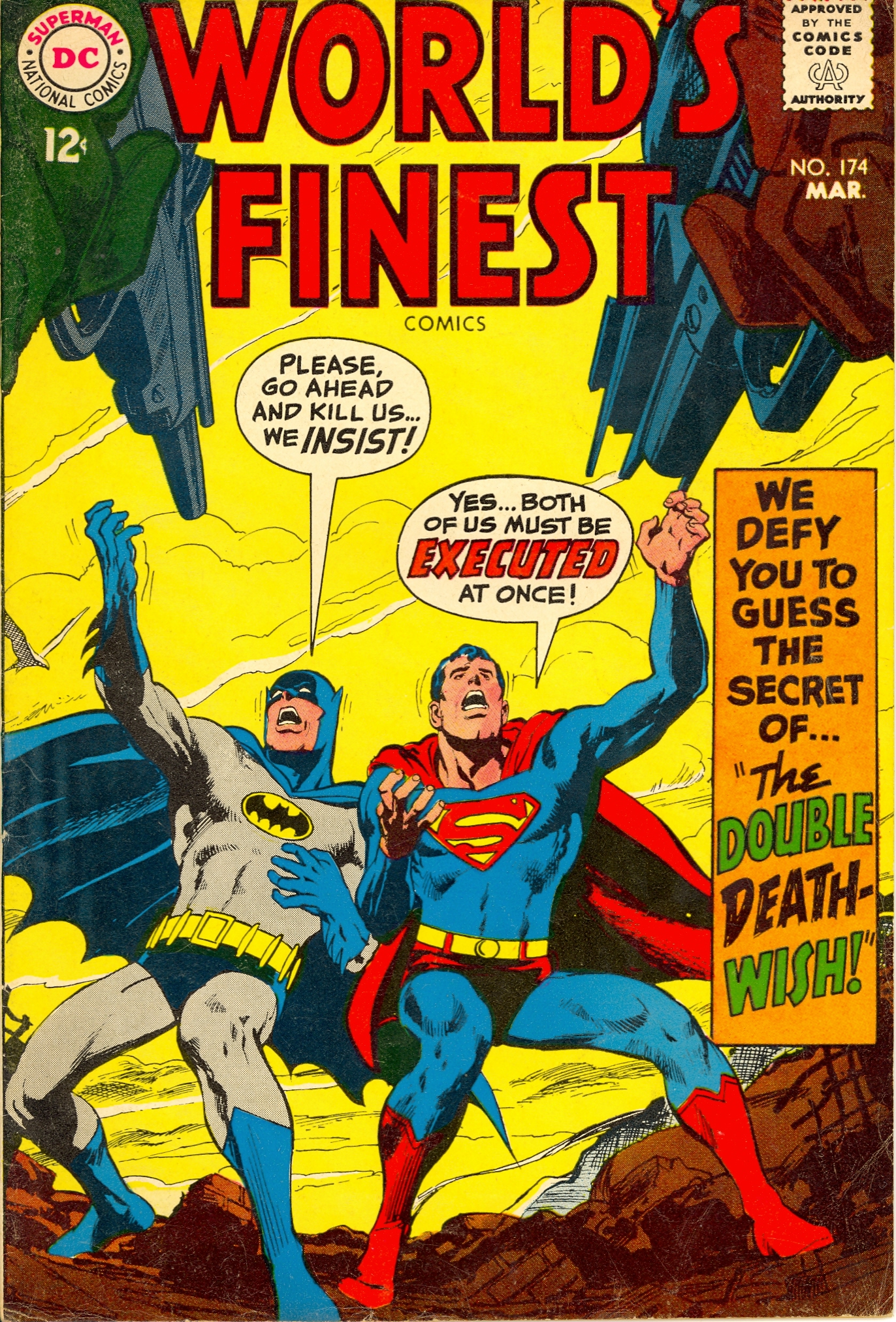 Crazy Comic Covers World S Finest 174 The Double Death