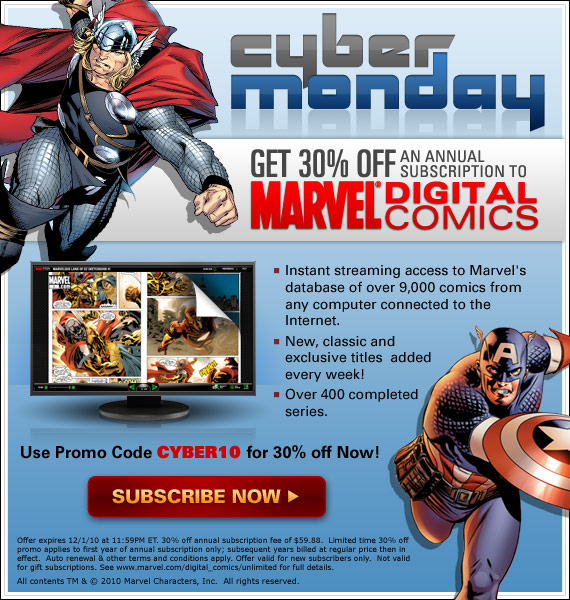  - Marvel-Cyber-Monday