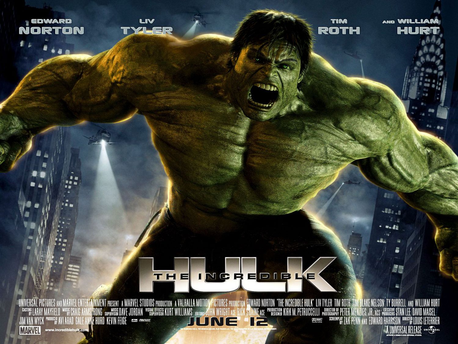 The Incredible Hulk movie