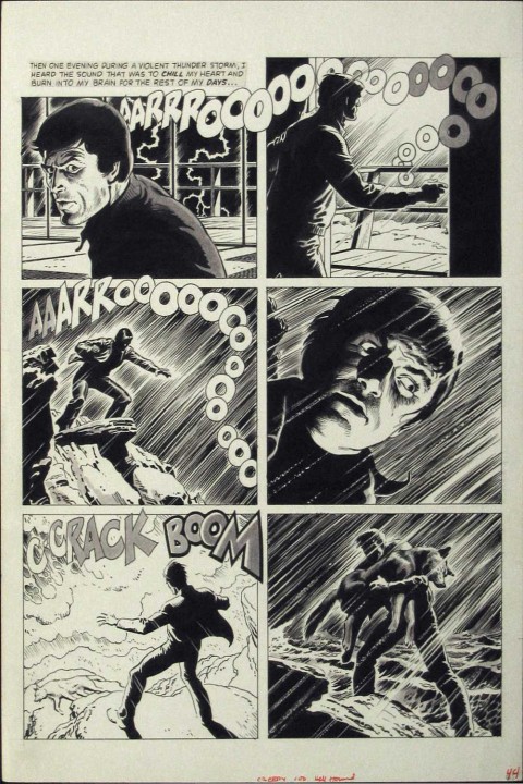 Creepy issue 100 page by Russ Heath.  Source.