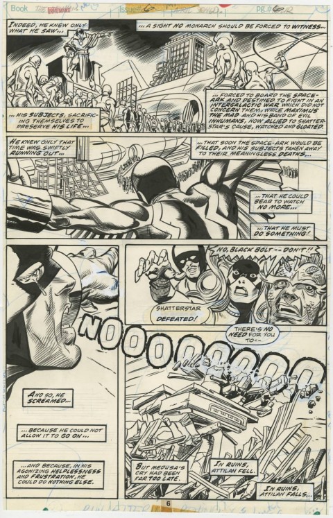 Inhumans issue 6 page 6 by Gil Kane and Frank Clairmonte.  Source.