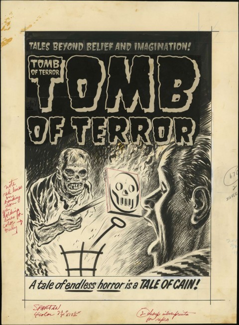 Tomb of Terror issue 12 cover by Lee Elias.  Source.