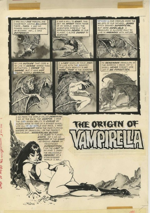 Vampirella Annual issue 1 page 3 by Jose Gonzalez.  Source.