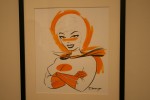 Another great piece for sale at the show. You will have no idea how close David was to shelling out the 500 for this piece. The only thing that saved him was the fact that he couldn't take the art off the wall that night to go home with him.