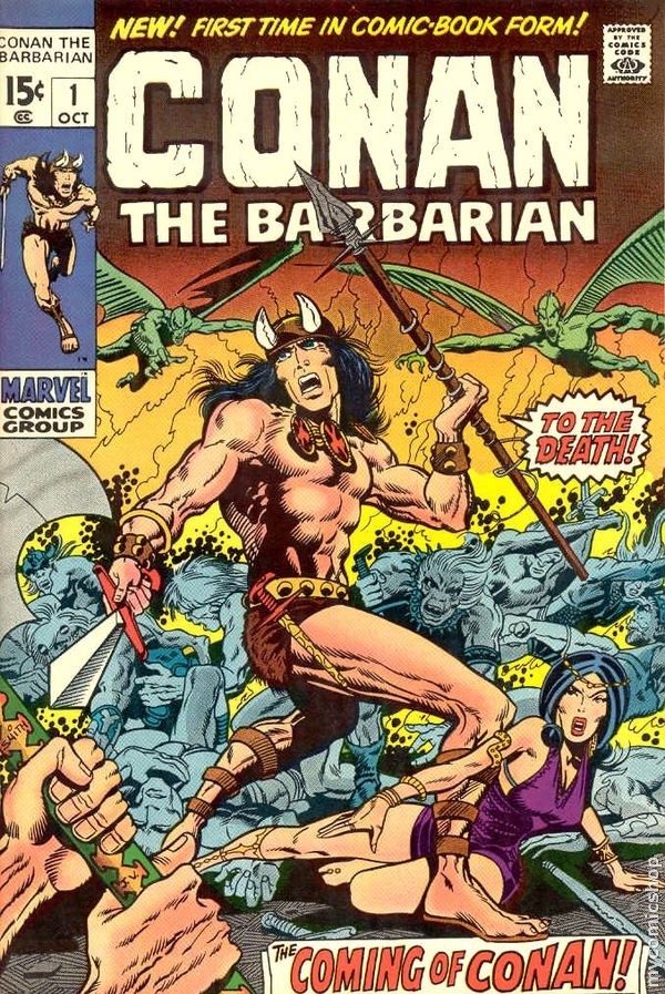 Conan the Barbarian was an conan the barbarian comic book. Conan the Barbarian was an