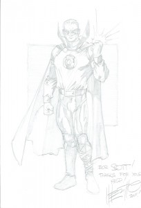 2011 Sketch Jesus Merino Alan Scott