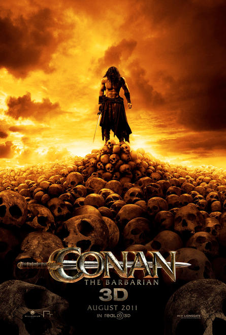 conan the barbarian movie poster. First full Conan The Barbarian