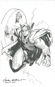 2009 Sketch Olivier Coipel Thor