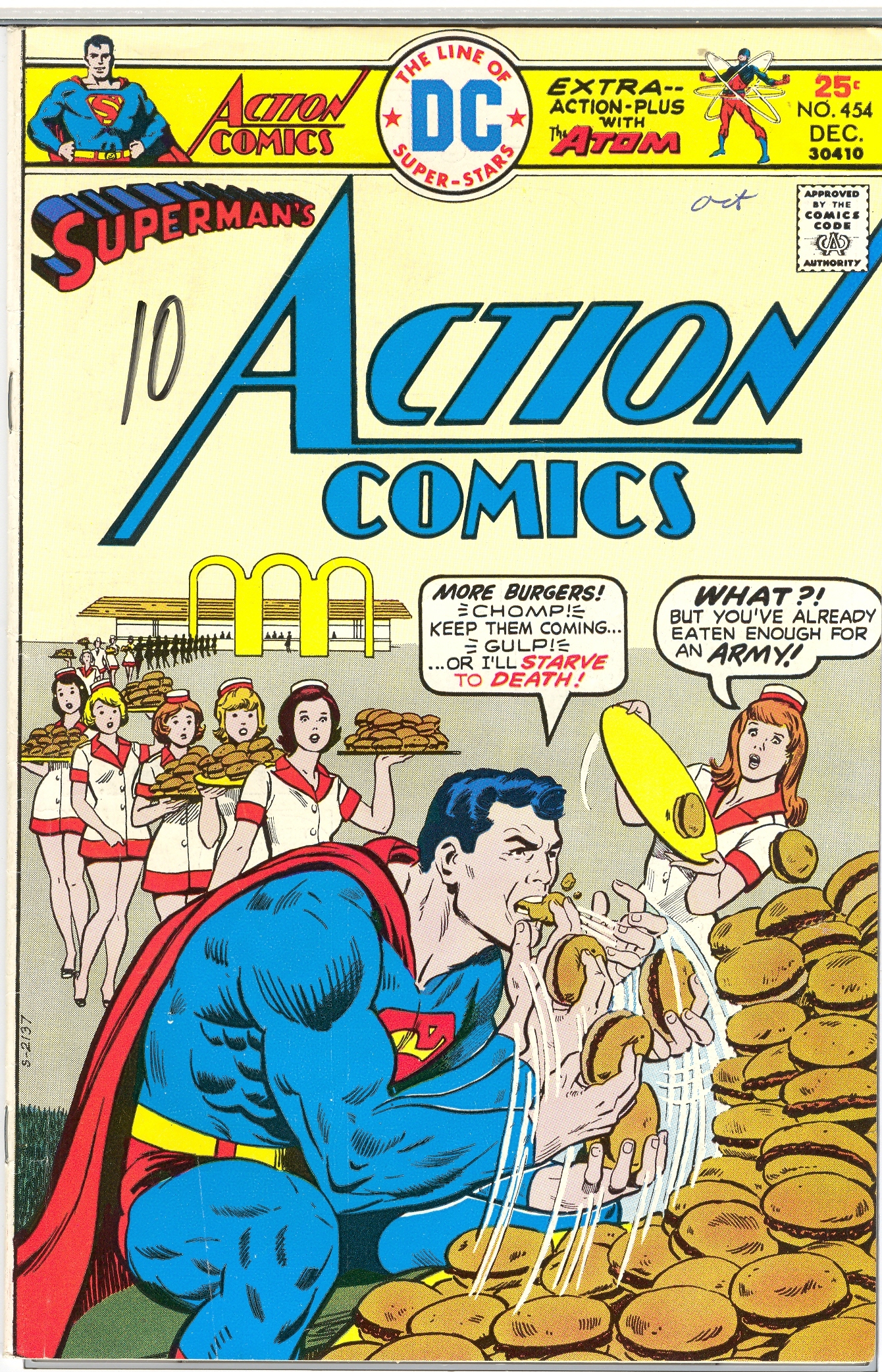 Crazy Comic Covers: Action Comics #454 "Superman's Energy Crisis" • Comic Book Daily