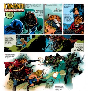 kamandi Some of the best art Wednesday Comics had to offer.