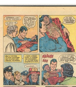 Apparently there's no such thing as a friction burn to Superman