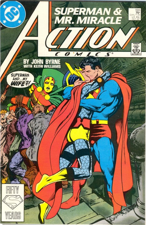 Crazy Comic Covers: Action Comics #593 The Suicide Snare