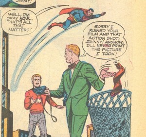 jerk Jimmy Olsen: The man who can sabotage anyone's dreams of being a reporter!