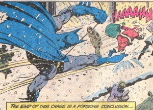 This is what Batman does on Saturday nights for kicks. 