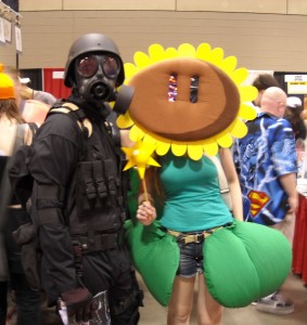 Soldier and Sunflower