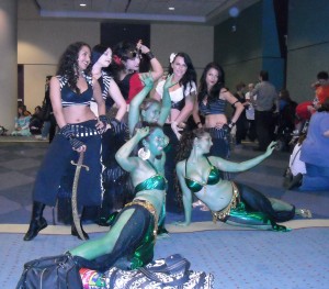 Steampunk Belly Dancers