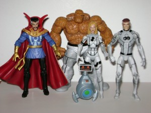 FF and Dr Strange Marvel Universe FF 4 Set with Dr. Strange