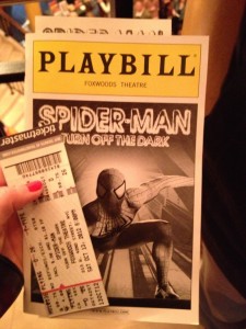 Spider-man Turn off the Dark Play Bill