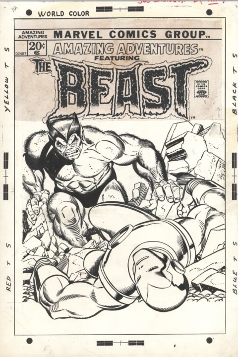Amazing Adventures issue 12 cover by Gil Kane