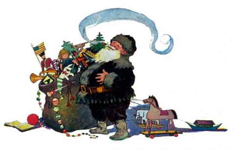 Santa 2 by Jessie Wilcox Smith