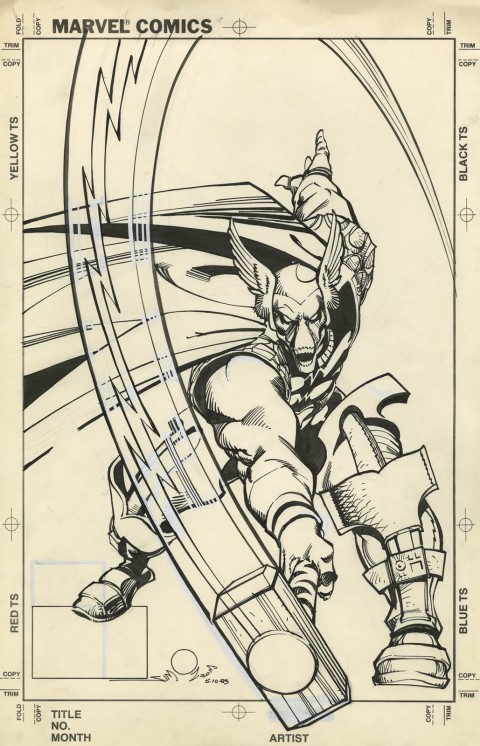 Thor issue 337 cover by Walt Simonson.  Source.