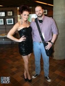 Ed Campbell meeting Maria Kanellis at CanToyCon Jan 2013