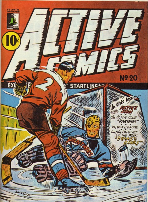 One of the few hockey covers in comics.