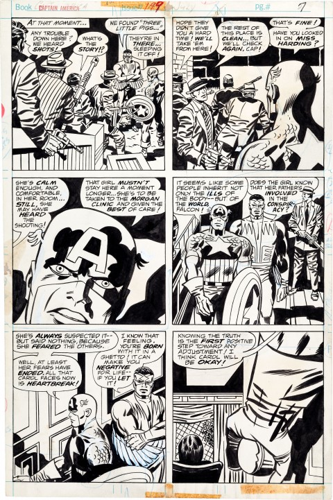 Captain America issue 199 page 7 by Jack Kirby and Frank Giacoia