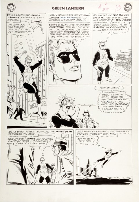 Green Lantern issue 14 page 11 by Gil Kane and Joe Giella