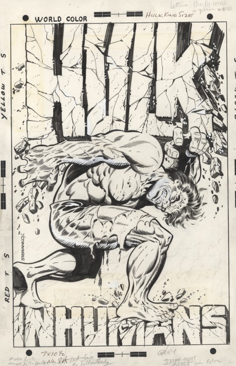 King Size Hulk cover by Jim Steranko.  Source.