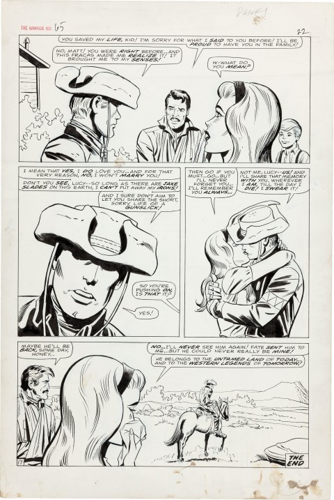 Rawhide Kid issue 65 page 17 by Larry Lieber and John Tartaglione