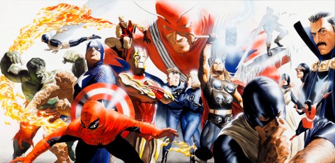 Wizard issue 42 cover by Alex Ross