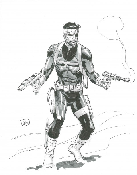 2013 Sketch Nick Fury by Lee Weeks