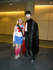 Sailor Moon and Tuxedo Mask 