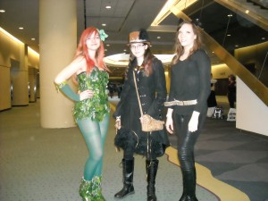 Poison Ivy, Steampunk and Catwoman 