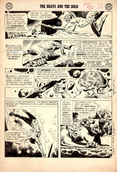 The Brave And The Bold issue 35 page 10 by Joe Kubert