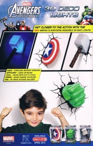 Marvel 3D lights ad