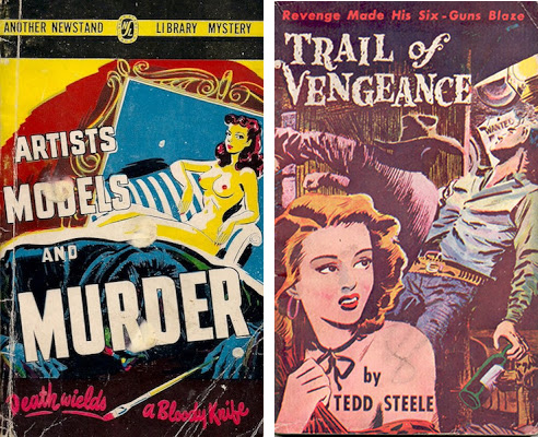 Two Tedd Steele paperbacks.