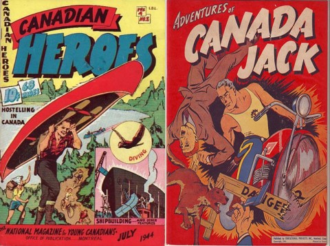 Canadian Heroes Vol. 4 No. 2 and Canada Jack one-shot