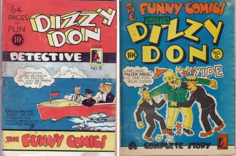 Covers for The Funny Comics No. 3 and No. 6