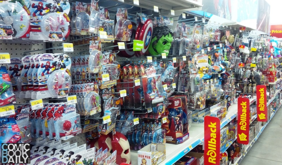 comic book and action figure store