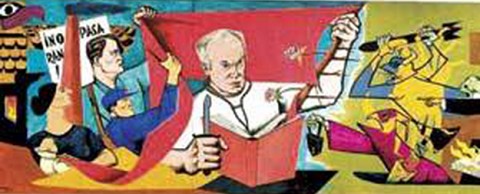 Norman Bethune mural by Avrom Yanovsky