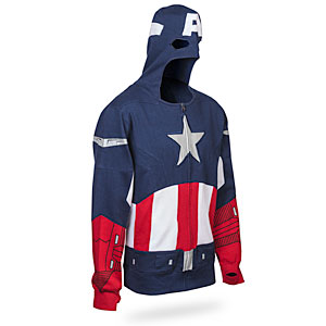 Think Geek - Captain America Themed Hoodie