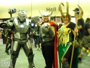 Iron Man, Thor and Loki 