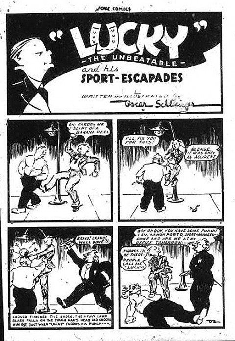 Lucky splash from Joke Comics No. 2 (May? 1942)