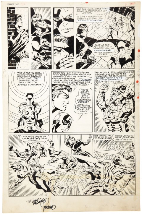 Strange Tales issue 160 page 8 by Jim Steranko. Source.