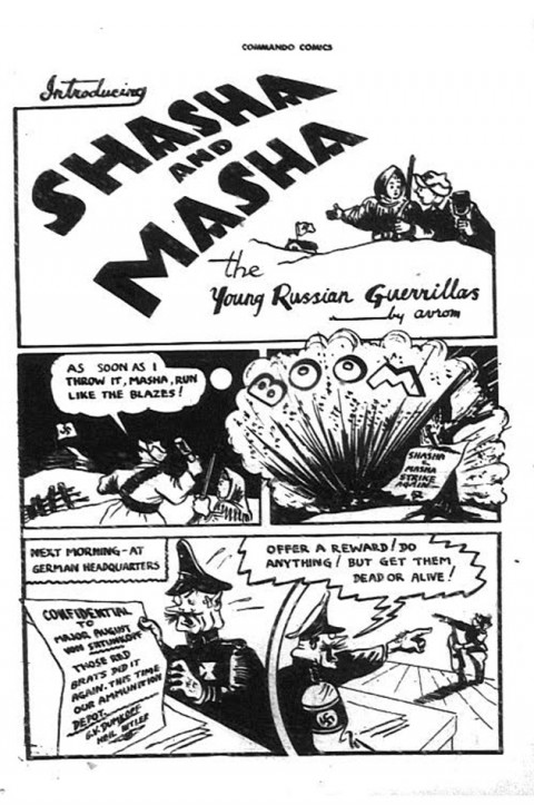 Sasha and Masha one-shot strip from Commando Comics No. 13