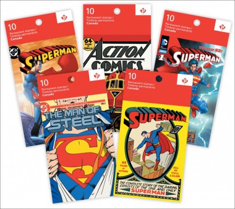 Canada Post Superman Anniversary Stamp Booklets