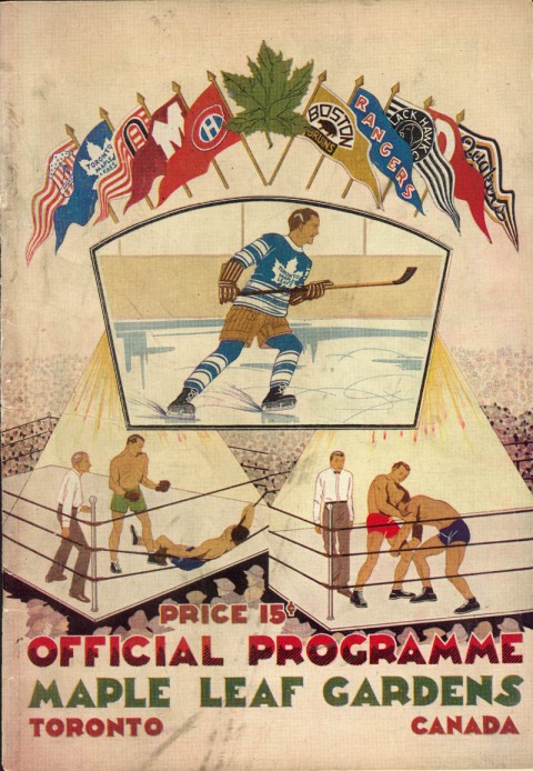 First Maple Leaf Gardens prgram 1931.