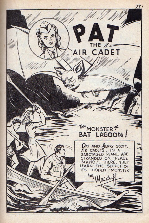 Pat the Air Cadet splash from Grand Slam Vol. 1 No. 11